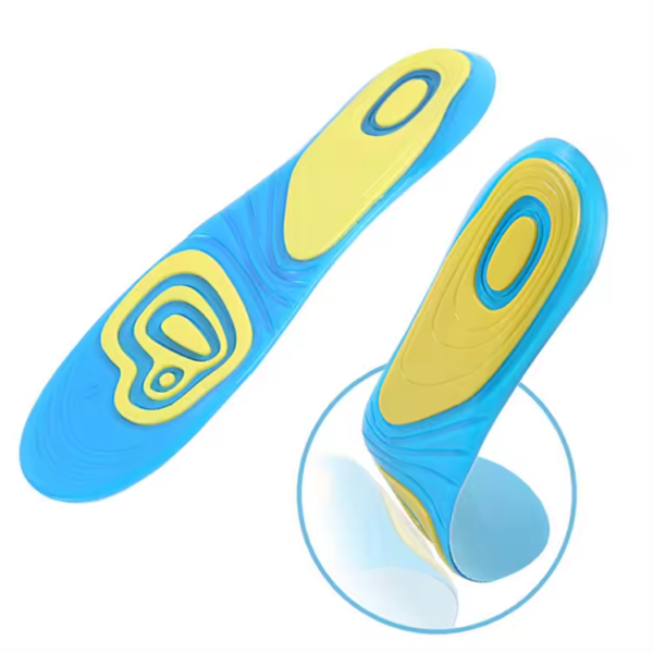 dc6ad09b04539e7ed97b1bb20dc4375e Men and Women Sports Soft Shock-absorbing Breathable Non-slip Basketball Silicone Massage Insole