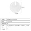 Round Gel Slipper Cushion Pad Anti-slip Anti-wear Ball of Foot Cushions Forefoot Pad for Sandals