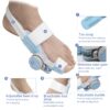 Adjustable Bunion Corrector Dual-Direction Steel-Reinforced Toe Spacers Orthopedic Splint for Hallux Valgus