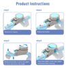 Adjustable Bunion Corrector Dual-Direction Steel-Reinforced Toe Spacers Orthopedic Splint for Hallux Valgus