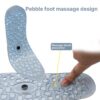 New Pebble Magnet Running Shock Absorption Basketball Insole PU GEL Comfortable Massage Sports Insole