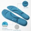 photobank (107) High Density 100D 10mm Slow Rebound Memory Foam Shoe Insoles Anti-Fatigue Polyurethane Sports Cushioning Pads
