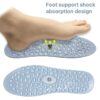 New Pebble Magnet Running Shock Absorption Basketball Insole PU GEL Comfortable Massage Sports Insole