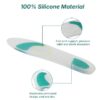 photobank (108) Unisex Perforated Full Pad Heel Anti-pain Plantar Fasciitis Sports Shock Absorption Breathable Soft Silicone Comfort Insoles