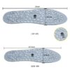New Pebble Magnet Running Shock Absorption Basketball Insole PU GEL Comfortable Massage Sports Insole