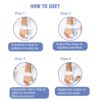Adjustable Bunion Corrector Dual-Direction Steel-Reinforced Toe Spacers Orthopedic Splint for Hallux Valgus