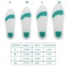 photobank (111) Unisex Perforated Full Pad Heel Anti-pain Plantar Fasciitis Sports Shock Absorption Breathable Soft Silicone Comfort Insoles