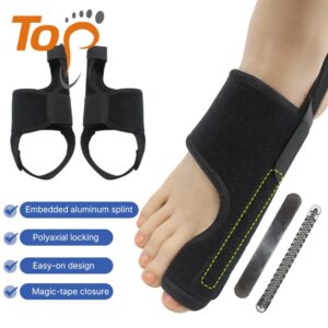 photobank (116) Adjustable Orthotic Correction Hallux Valgus Splint Separator Bunion Corrector Big Toe Separator