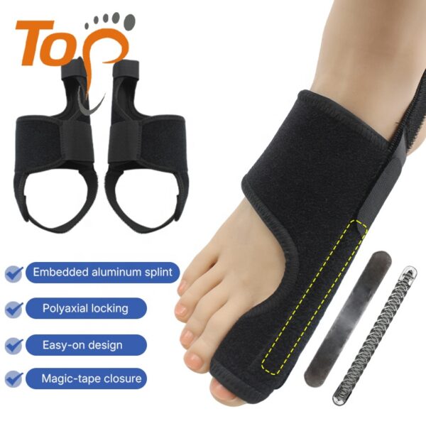 photobank (116) Adjustable Orthotic Correction Hallux Valgus Splint Separator Bunion Corrector Big Toe Separator