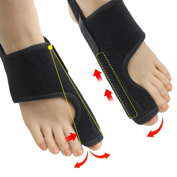 photobank (118) Adjustable Orthotic Correction Hallux Valgus Splint Separator Bunion Corrector Big Toe Separator