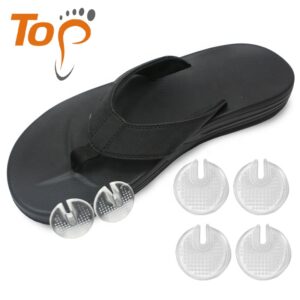 photobank (12) Round Gel Slipper Cushion Pad Anti-slip Anti-wear Ball of Foot Cushions Forefoot Pad for Sandals