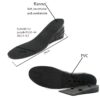 photobank (12) Factory 4 lay 7.5cm Pu Breathable Hight Boosting Increasing Invisible Heel Insole air Cushion Shoe Lift Height Increasing Insoles