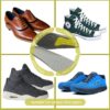 Men's and Women's Comfortable Breathable Sweat-absorbing Flat Feet Correction Arch Correction PU Foam Running Sports Insoles