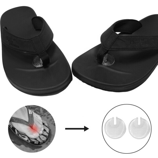 Round Gel Slipper Cushion Pad Anti-slip Anti-wear Ball of Foot Cushions Forefoot Pad for Sandals