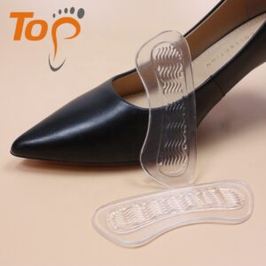 photobank (25) Wholesale Women's Wave Shape Non-slip Heel Liner Grips Heel Protector Gel Cushion Pads