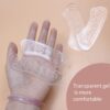 Wholesale Women's Wave Shape Non-slip Heel Liner Grips Heel Protector Gel Cushion Pads