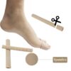 photobank (88) Gel Toe Caps Ribbed Toe Sleeves Bunion Protector Cushion Separators Foot Care