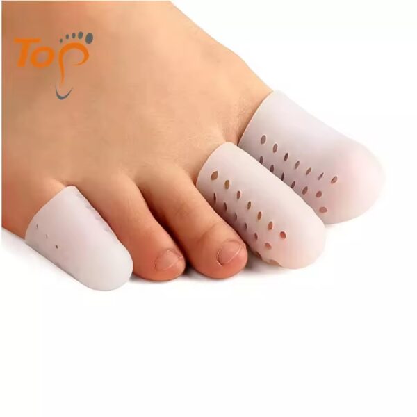 photobank(1) Wholesale Custom Gel Toe Separator Tube Hallux Valgus Care Pain Relief Toe Protector Bunion Corrector