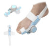 Adjustable Bunion Corrector Dual-Direction Steel-Reinforced Toe Spacers Orthopedic Splint for Hallux Valgus