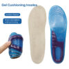 Top Unisex Gel and Velvet Comfort Insoles-Soft Breathable Sports Shoe Inserts