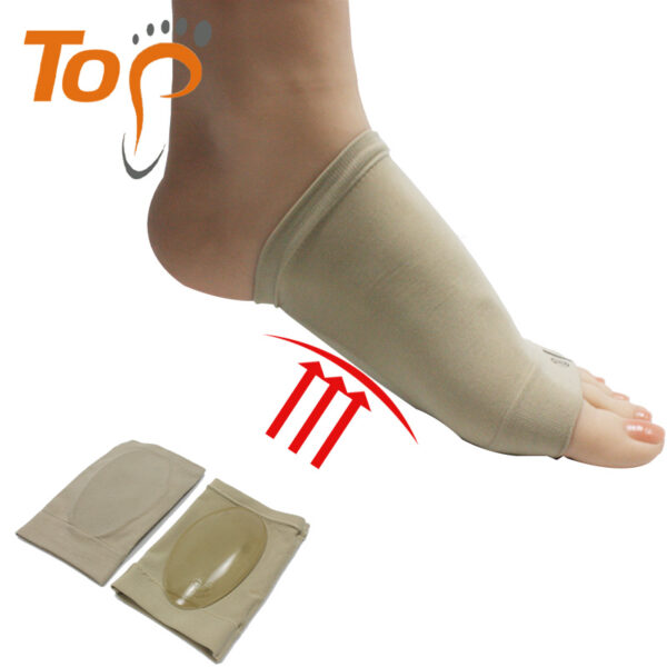 主图 Elastic Gel Arch Support Sleeves Compression Bandage Foot Care Pads for Plantar Fasciitis Flat Feet