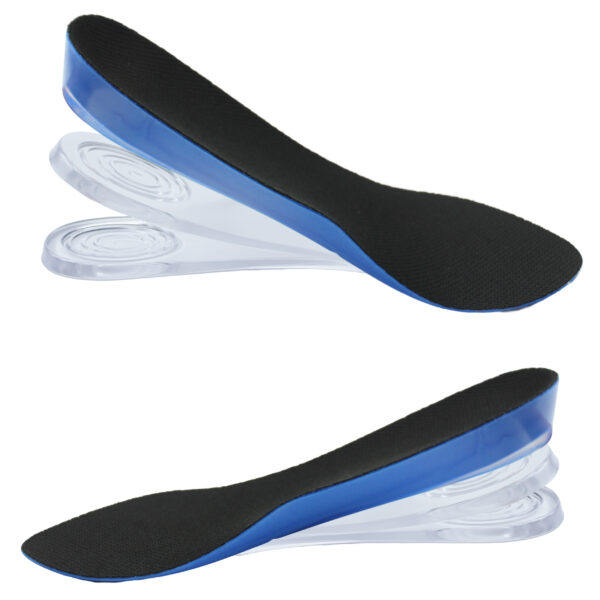 Gel Half Size Heel Pad Height 3.5CM 4CM 4.5CM Increasing Insoles Seven Points Height Increase Pad