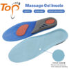 Suitable for Running Shoes Soft TPE Material Anti-fatigue Orthopedic Flat Heel Gel Sports Insoles