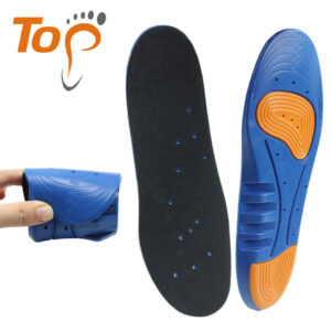 Unisex Two-tone Arch Support Sports Shock-absorbing PU Foam Insole