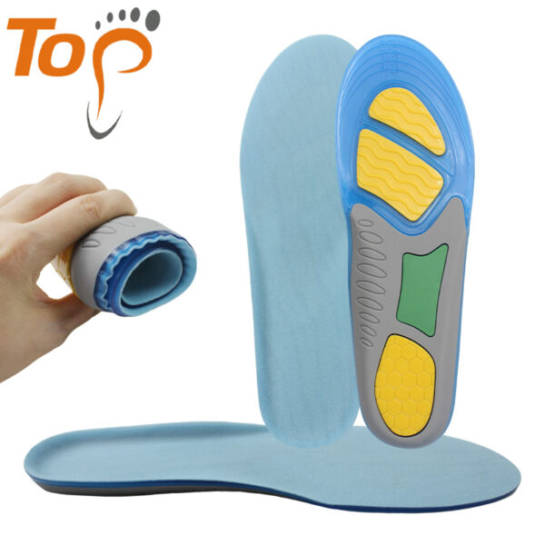 主图1 Running Sports Soft and Comfortable Shock-absorbing Non-slip Breathable TPE Gel Insole