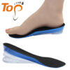 Gel Half Size Heel Pad Height 3.5CM 4CM 4.5CM Increasing Insoles Seven Points Height Increase Pad