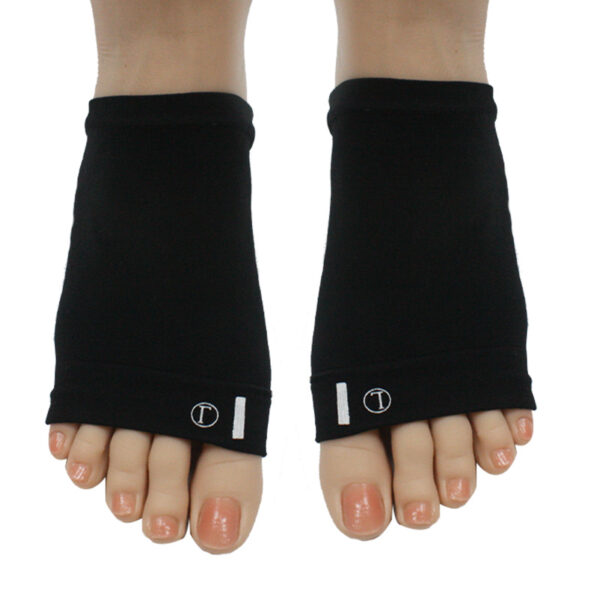 其他2 Elastic Gel Arch Support Sleeves Compression Bandage Foot Care Pads for Plantar Fasciitis Flat Feet