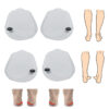 副图1 X/O Leg Correction Orthotic Insoles Gel High Heel Cushion Pads for Shoes