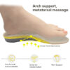 Silver Ion EVA Flat Foot Orthotic Arch Support Insole