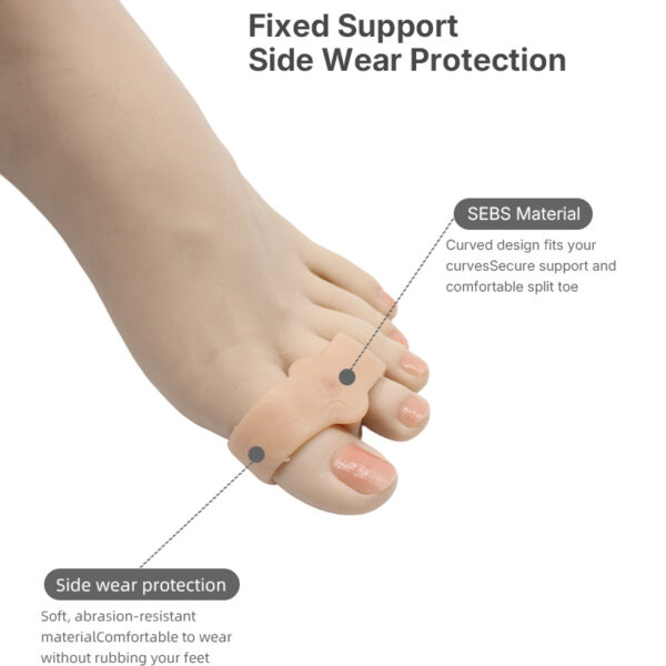 Gel Toe Separator Protector for Women Men Pain Relief Function Use for Bunions Correction Fingers Restoration to Original Shape