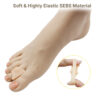 Hammer Toe Straightener Gel Toe Splints for Women/Men Corrector for Bent Curled Crooked Claw Hammer Toes