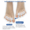 副图1 Preventing Rubbing Bunion Corrector Overlapping Hammer Toe Straightener Stretcher Soft Silicone Gel Toe Spacers for Bunions