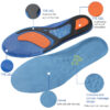 Cushioning and Shock-absorbing Massage Sport Gel Insole