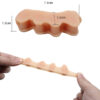 副图2 OEM Custom Green Silicone Gel Foot Corrector Bunion Corrector and Toe Straightener Separator for Pedicure Separadores De Dedos