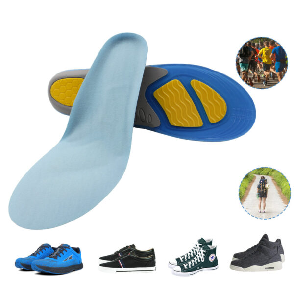 副图2 Running Sports Soft and Comfortable Shock-absorbing Non-slip Breathable TPE Gel Insole
