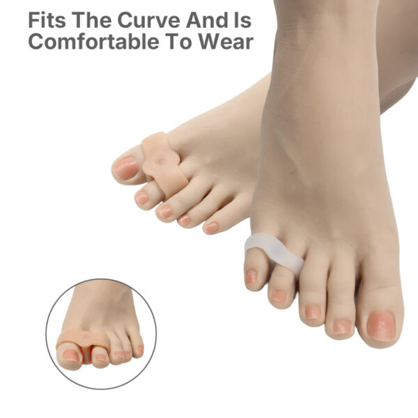 Gel Toe Separator Protector for Women Men Pain Relief Function Use for Bunions Correction Fingers Restoration to Original Shape