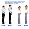 Gel Half Size Heel Pad Height 3.5CM 4CM 4.5CM Increasing Insoles Seven Points Height Increase Pad