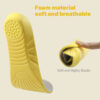 Men's and Women's Shock Absorbing Thickened Soft Comfort Absorbent and Sweat-wicking Basketball PU Foam Sports Insole