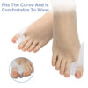 Foot Care Pain Relief Silicone Gel Hallux Valgus Corrector Big Toe Separator