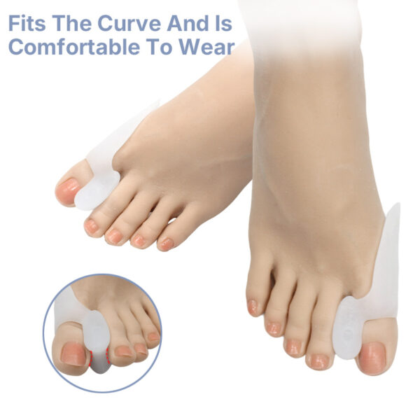 Foot Care Pain Relief Silicone Gel Hallux Valgus Corrector Big Toe Separator