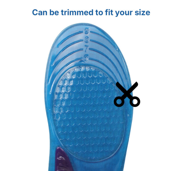 Top Unisex Gel and Velvet Comfort Insoles-Soft Breathable Sports Shoe Inserts