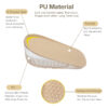 副图3 Unisex PU Gel 1.5cm 2.5cm 3.5cm Insert Heel Pad Height Increasing Insoles
