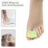Colorful Adjustable Day and Night Bandage Toe Overlap Hallux Valgus Bunion Corrector Finger Splint Toe Double Hole Separator