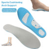 Unisex Plantar Fasciitis Foot Pain Relief Flat Foot Insert Adjustable High Arch Support Orthopedic Insole