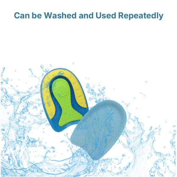 Sports Comfort Insoles Gel Shock Absorption Cushion Shoe Pad Silicone Spur Pain Relief Insole Half Sole Heel Cup Amortiguador