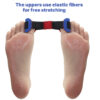 Elastic Tension Band Big Foot Bone Care Bunion Corrector Hallux Valgus Toe Separator